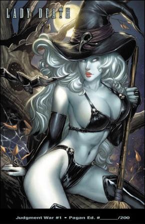 Lady Death: Judgement War issue 1-DN Pagan Edition 1/200