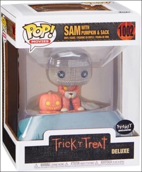 POP! Movies figure 1002 Sam with Pumpkin & Sack Spirit Exclusive