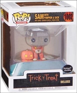 POP! Movies figure 1002 Sam with Pumpkin & Sack Spirit Exclusive