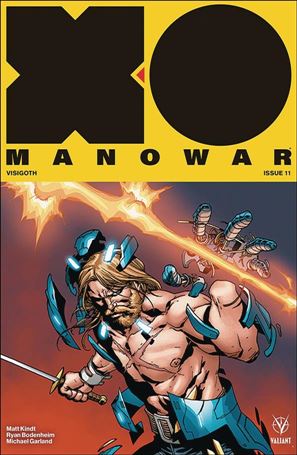 X-O Manowar (2017) issue 11-B Giuseppe Camuncoli Cover