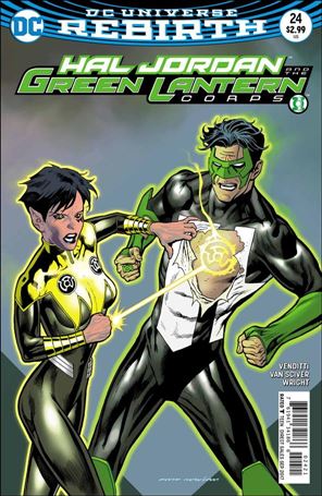 Hal Jordan and the Green Lantern Corps issue 24-B Kevin Nowlan Cover