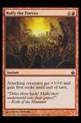 Magic the Gathering: Mirrodin Besieged (Base Set) card 73 Rally the Forces