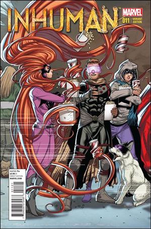 Inhuman issue 11-B Salvador Larroca 1:20 Welcome Home Cover