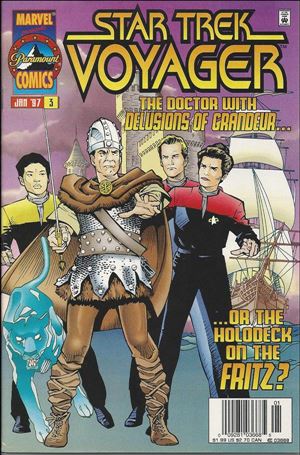 Star Trek: Voyager issue 3-B Newsstand Edition / Price Variant