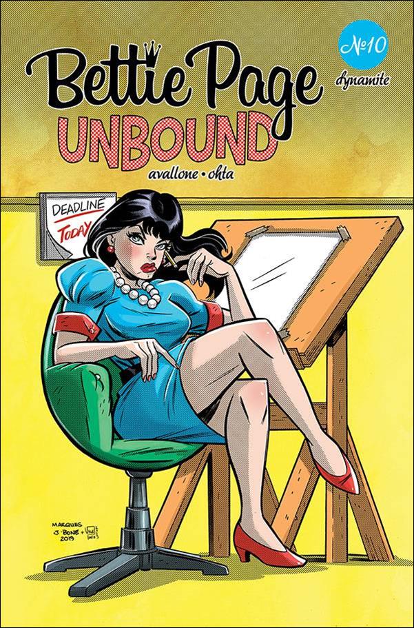 Bettie Page: Unbound issue 10-B Anthony Marques Cover