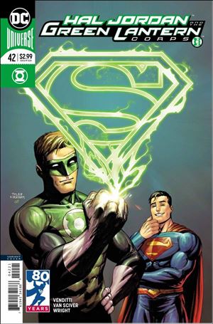 Hal Jordan and the Green Lantern Corps issue 42-B Tyler Kirkham Cover
