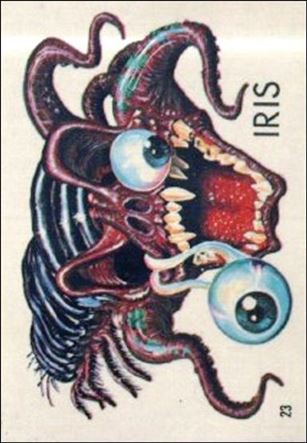 Ugly Stickers (1965) (Base Set) card 23-C Iris