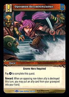 World of Warcraft: Through the Dark Portal (Base Set) card 292 Operation Recombobulation