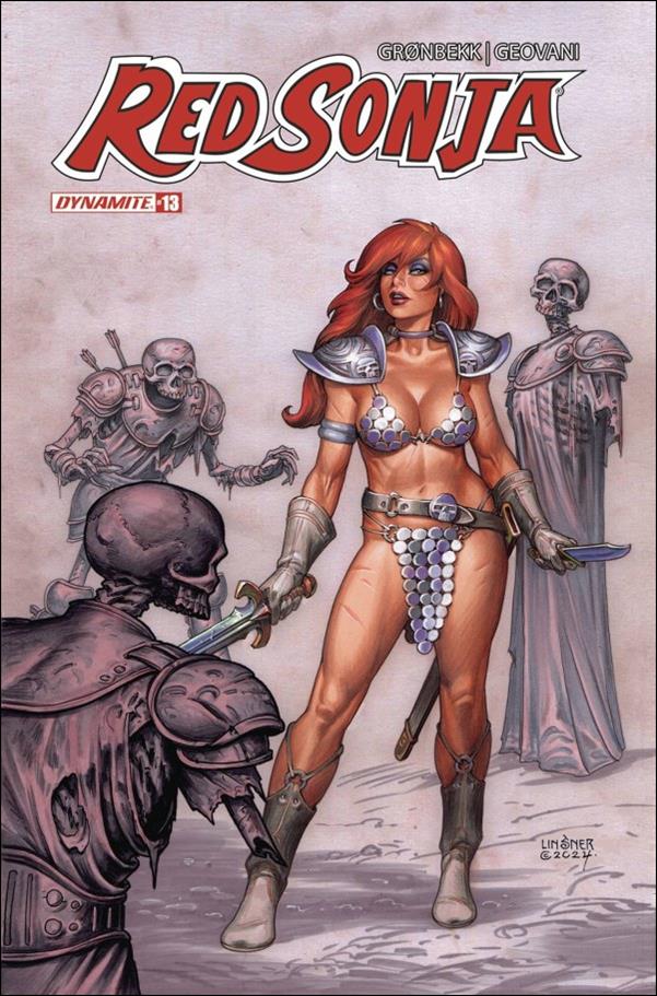 Red Sonja (2023) issue 13-C Joseph Michael Linsner Cardstock Cover