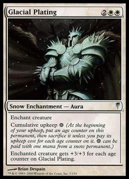 Magic the Gathering: Coldsnap (Base Set) card 7 Glacial Plating