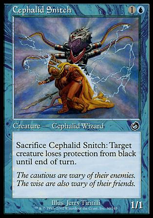 Magic the Gathering: Torment (Base Set) card 30 Cephalid Snitch