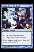 Magic the Gathering: Saviors of Kamigawa (Base Set) card 38 Freed from the Real