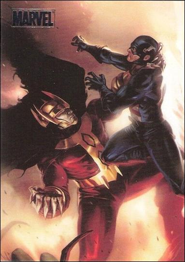 Marvel Heroes and Villains (Silver Foil Parallel Base Set) card 10 U.S. Agent vs The Unspoken