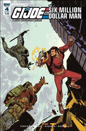 G.I. Joe: A Real American Hero vs The Six Million Dollar Man issue 4-B Kenneth Loh Cover
