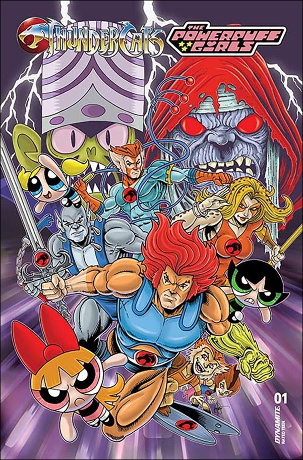 ThunderCats / The Powerpuff Girls issue 1-M Ken Haeser Cardstock Cover