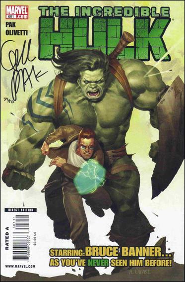 Incredible Hulk (1968) issue 601-D Ariel Olivetti Cover DF(Signed by Greg Pak) 1/50