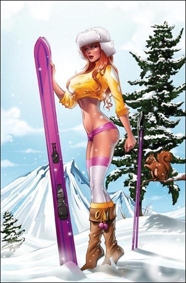 Grimm Fairy Tales (2005) issue 67-D Blue Gryphon "Belinda" Ski Girl Cover 1/75