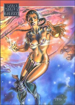 Star Wars Galaxy: Series 1 (Factory Base Set) card 84 Ted Boonthanakit