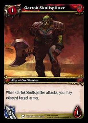 World of Warcraft: Heroes of Azeroth (Base Set) card 238 Gartok Skullsplitter