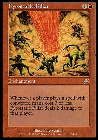 Magic the Gathering: Scourge (Base Set) card 100 Pyrostatic Pillar