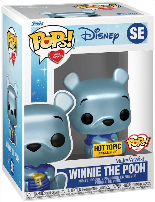 POPs! With Purpose figure SE12 Winnie the Pooh (Metallic) Hot Topic Exclusive