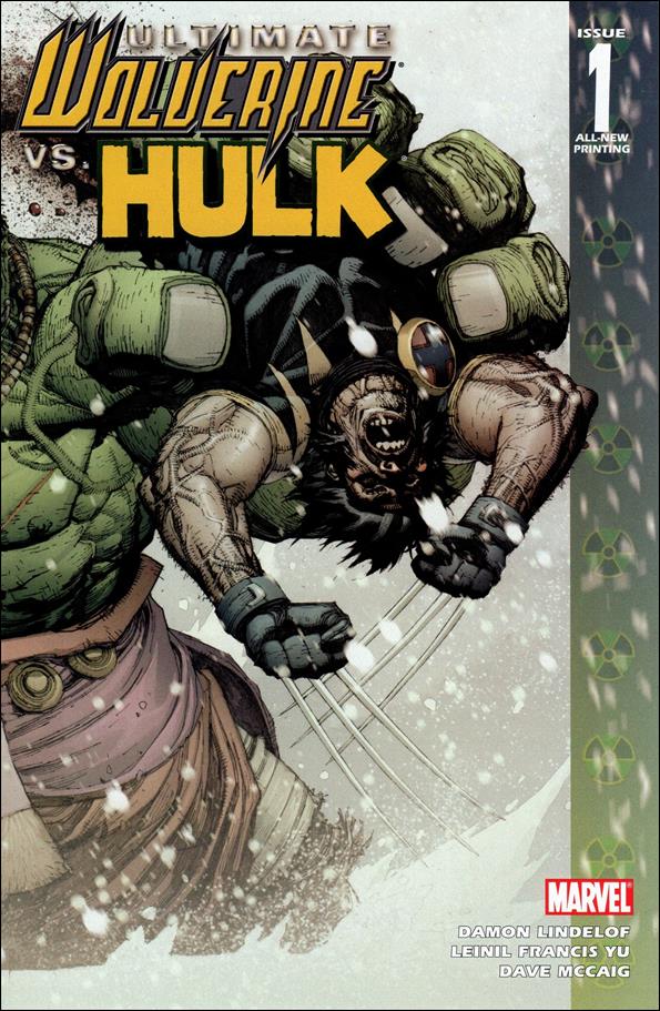 Ultimate Wolverine vs Hulk issue 1-C Leinel Francis Yu "Split" Cover