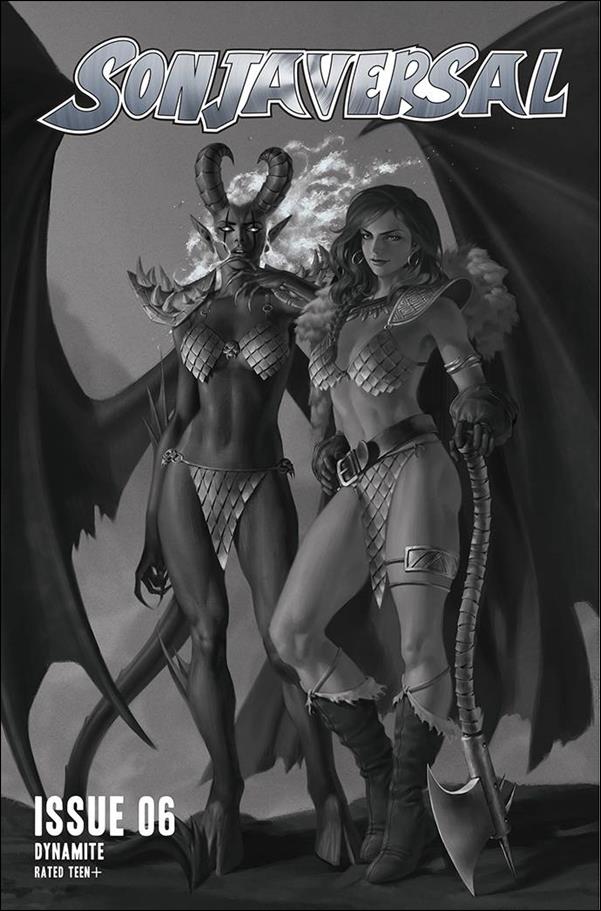 Sonjaversal issue 6-I Jung-Geun Yoon 1:10 Black & White Cover