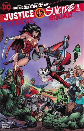 Justice League Vs Suicide Squad issue 1-UA Bart Sears Sleeping Giant Collectibles Fight Cover