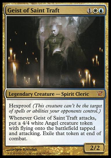 Magic the Gathering: Innistrad (Base Set) card 213 Geist of Saint Traft