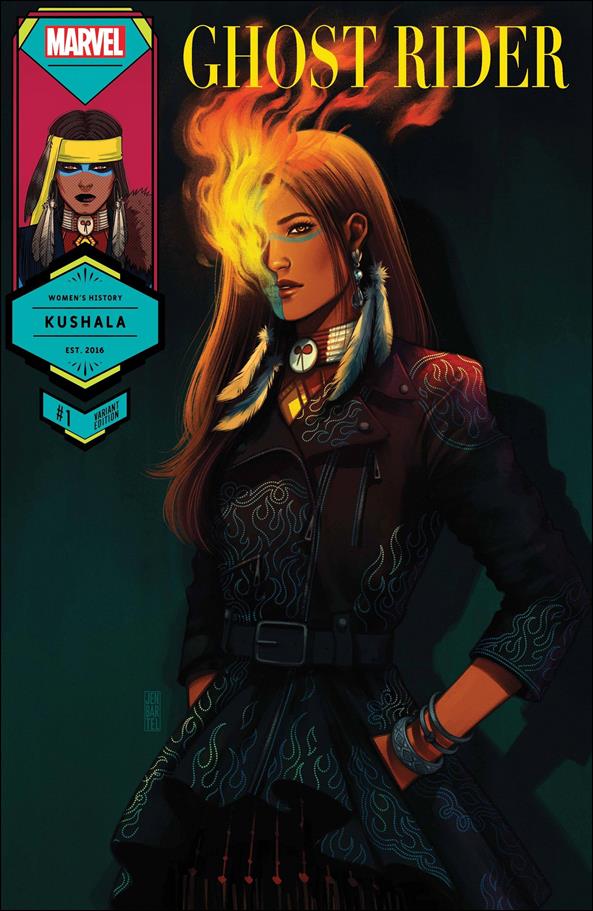 King in Black: Ghost Rider issue 1-C Jen Bartel Women's History Month Cover