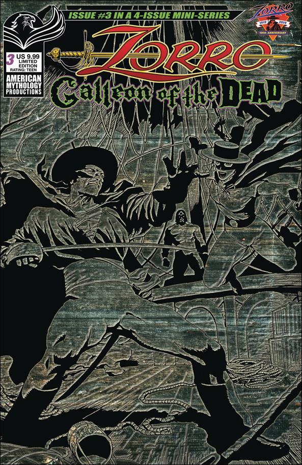 Zorro: Galleon of the Dead issue 3-B Pulp Cover 1/350
