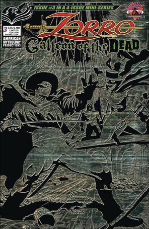 Zorro: Galleon of the Dead issue 3-B Pulp Cover 1/350