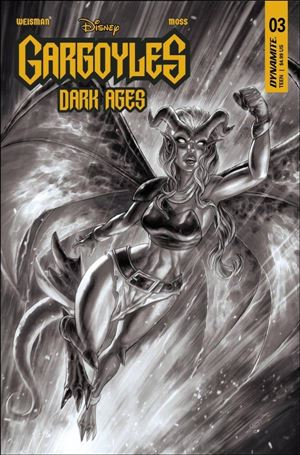 Gargoyles: Dark Ages issue 3-I Alan Quah 1:15 B&W Cover
