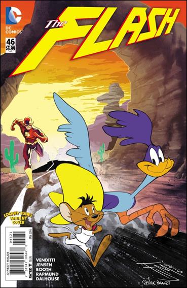 Flash (2011) issue 46-B Francis Manapul & Spike Brandt Looney Tunes Cover