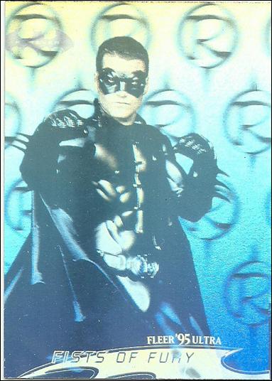 Batman Forever Fleer Ultra (Hologram Subset) card 8 Fists of Fury