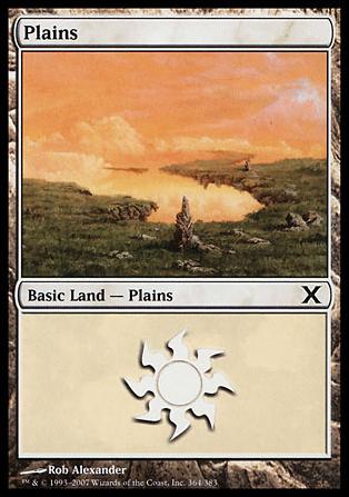 Magic the Gathering: 10th Edition (Base Set) card 364 Plains