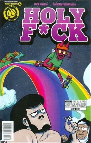 Holy F*ck issue 4-C Daniel Arruda Massa Satan Cover