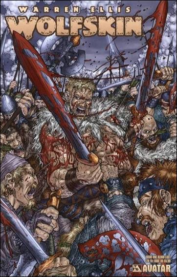 Warren Ellis Wolfskin issue 1-F Blood Lust Cover 1/1000