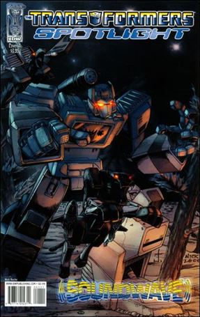Transformers Spotlight issue nn6 Soundwave - Nick Roche Standard Cover
