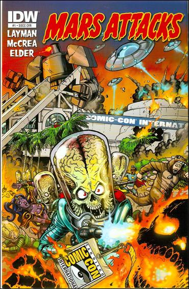 Mars Attacks (2012) issue 1-ZZF San Diego Comic-Con Cover