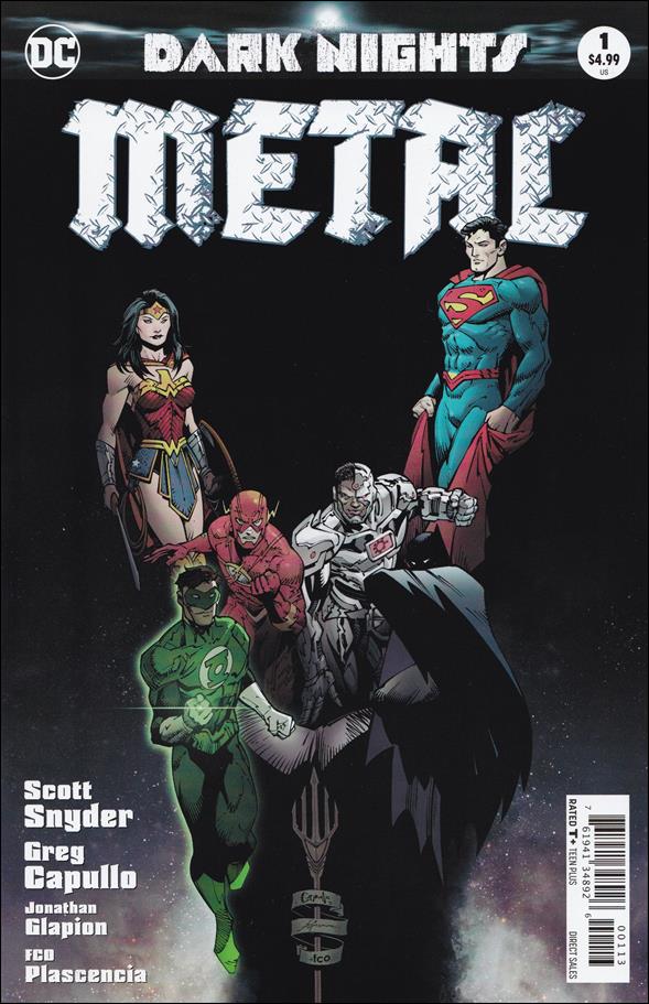 Dark Nights: Metal issue 1-T Greg Capullo Cardstock Cover (3rd Printing)