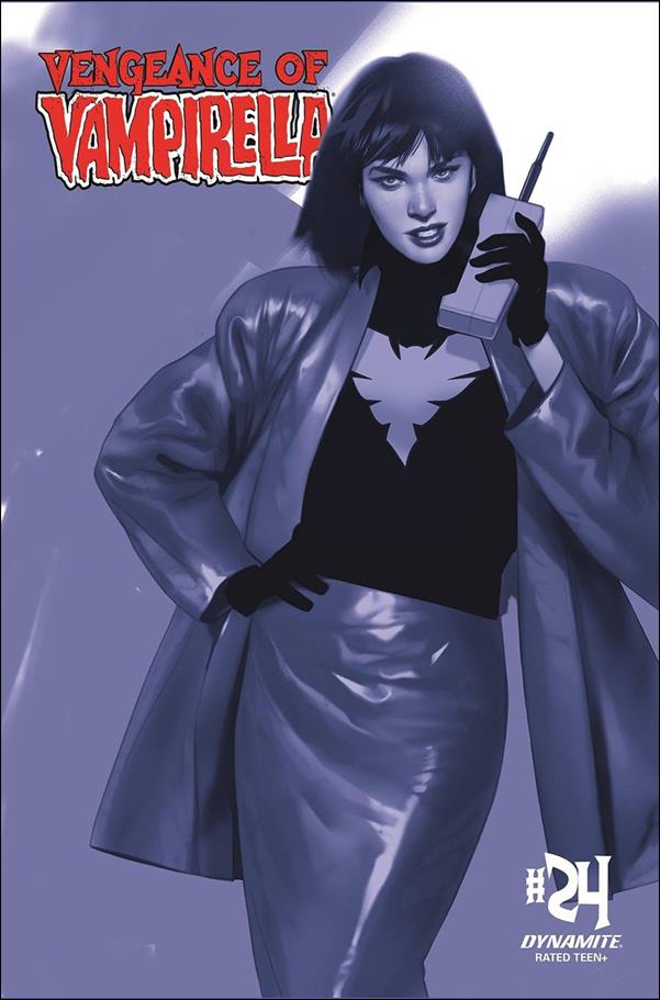 Vengeance of Vampirella (2019) issue 24-L Ben Oliver 1:30 Blue Tint Cover