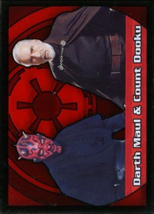 Star Wars Evolution Update Edition (Galaxy Crystal Subset) card G8 Darth Maul & Count Dooku
