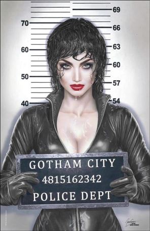 Catwoman (2018) issue 47-E Natali Sanders Shared Retailer Virgin Cover 1/1000