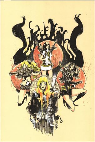 Charlie's Angels vs The Bionic Woman issue 4-E Jim Mahfood 1:30 Virgin Cover