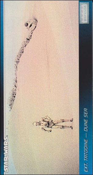 Star Wars Widevision (Base Set) card 11 Ext. Tatooine - Dune Sea