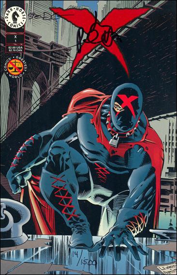 X (1994) issue 1-C DF (signed Jimmy Palmiotti & Steven Grant) 1/1500