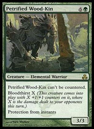 Magic the Gathering: Guildpact (Base Set) card 91 Petrified Wood-Kin