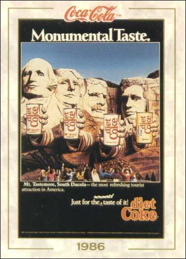 Coca-Cola Collection Series 1 (Base Set) card 91 Monumental Taste