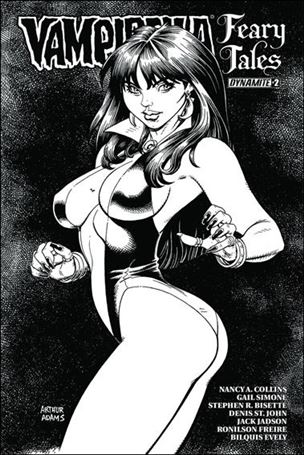 Vampirella: Feary Tales issue 2-E Art Adams 1:25 Black & White Cover